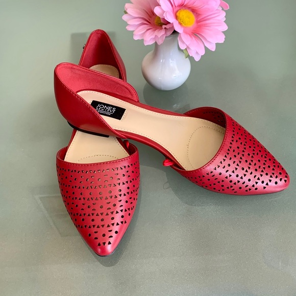 Jones New York Shoes - Jones NY Red Flats